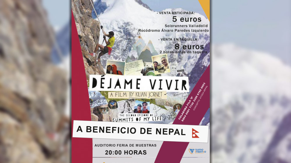 Cartel Ayuda Nepal